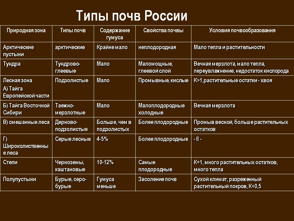 Сравнительная характеристика степи и тундры по плану 8 класс география