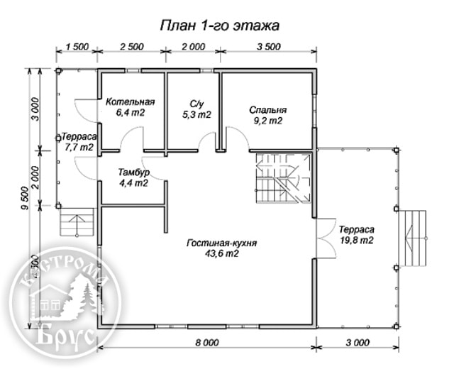 Проект дома с котельной