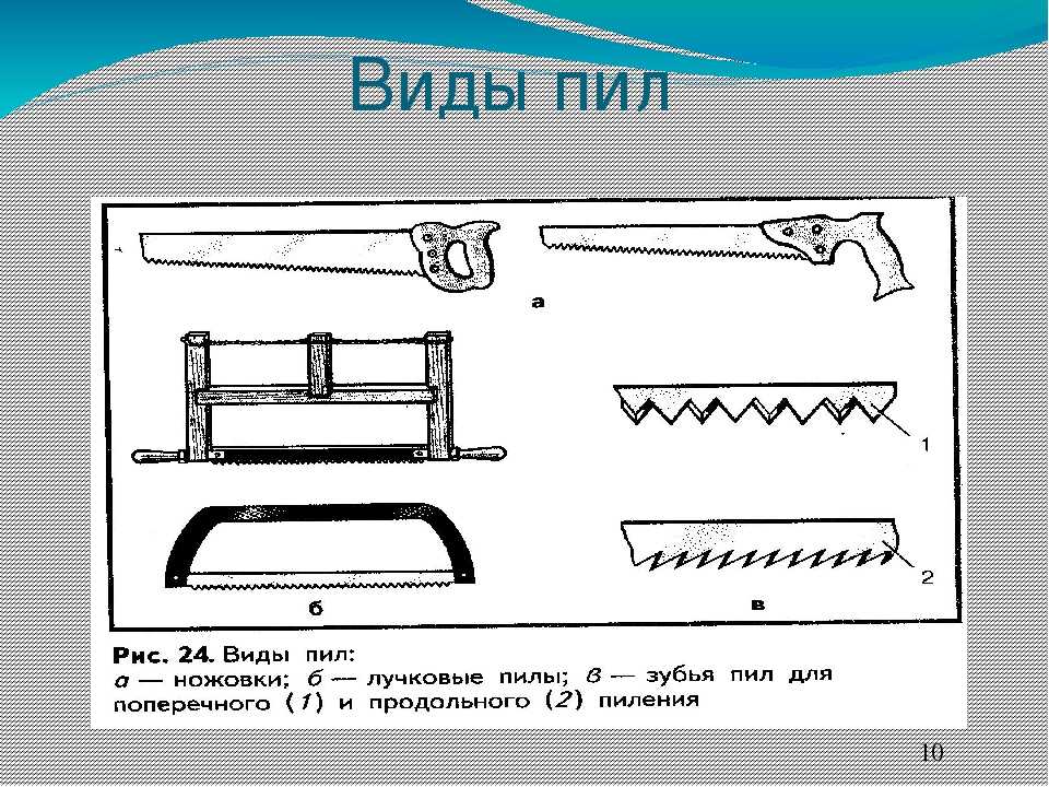 Пила двуручная чертеж