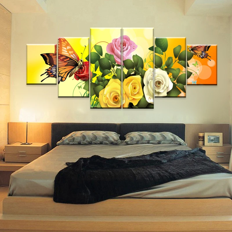 Какие картины можно повесить в спальне над кроватью фото