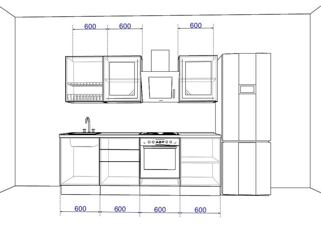 Почему размеры готовой мебели. Чертеж кухни. Чертеж кухонного гарнитура. Кухонные гарнитуры Размеры. Кухонный гарнитур компоновка.