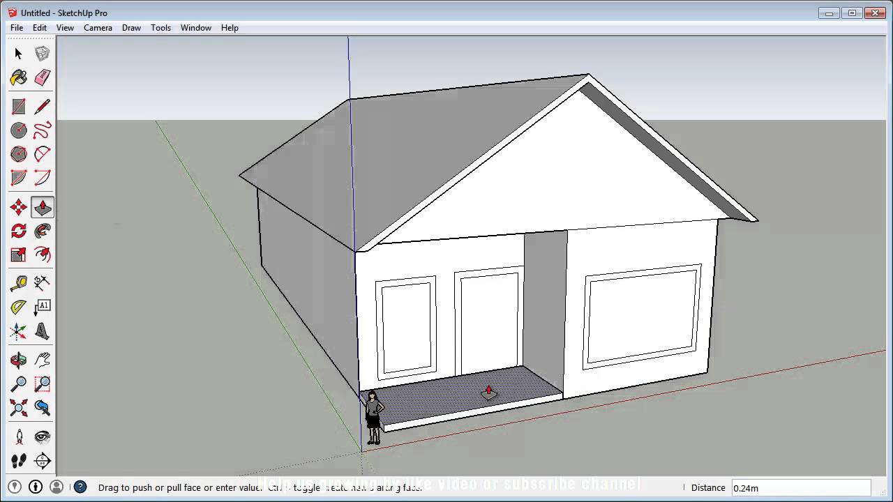 3д скетч ап. 2d чертеж в скетч ап. Скетчап САПР. Простой домик на Sketchup. Легкие домики в скетч ап.