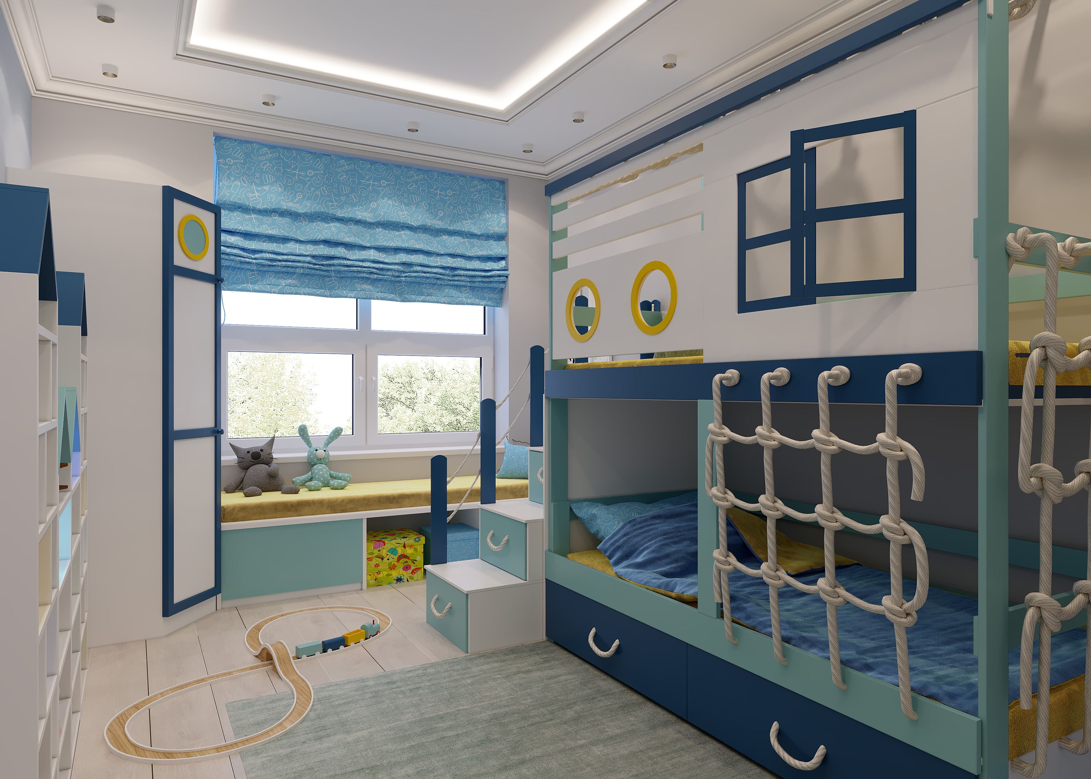 Интерьер детской комнаты для мальчика 6 лет
