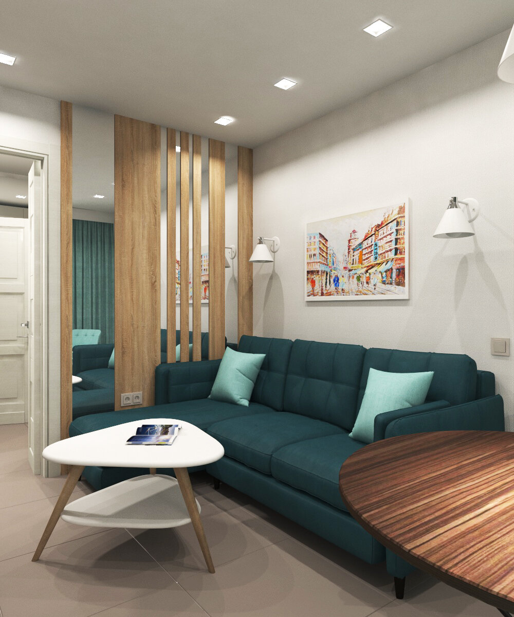 Дизайнерские решения для двухкомнатной квартиры