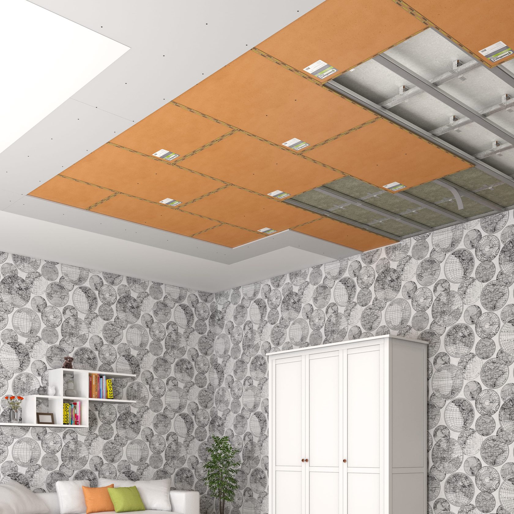 Звукоизоляция потолка отзывы. Звукоизоляционные материалы для потолка. Шумоизоляция потолка. Шумоизоляционные материалы для потолка. Звукоизоляционные панели для потолка.
