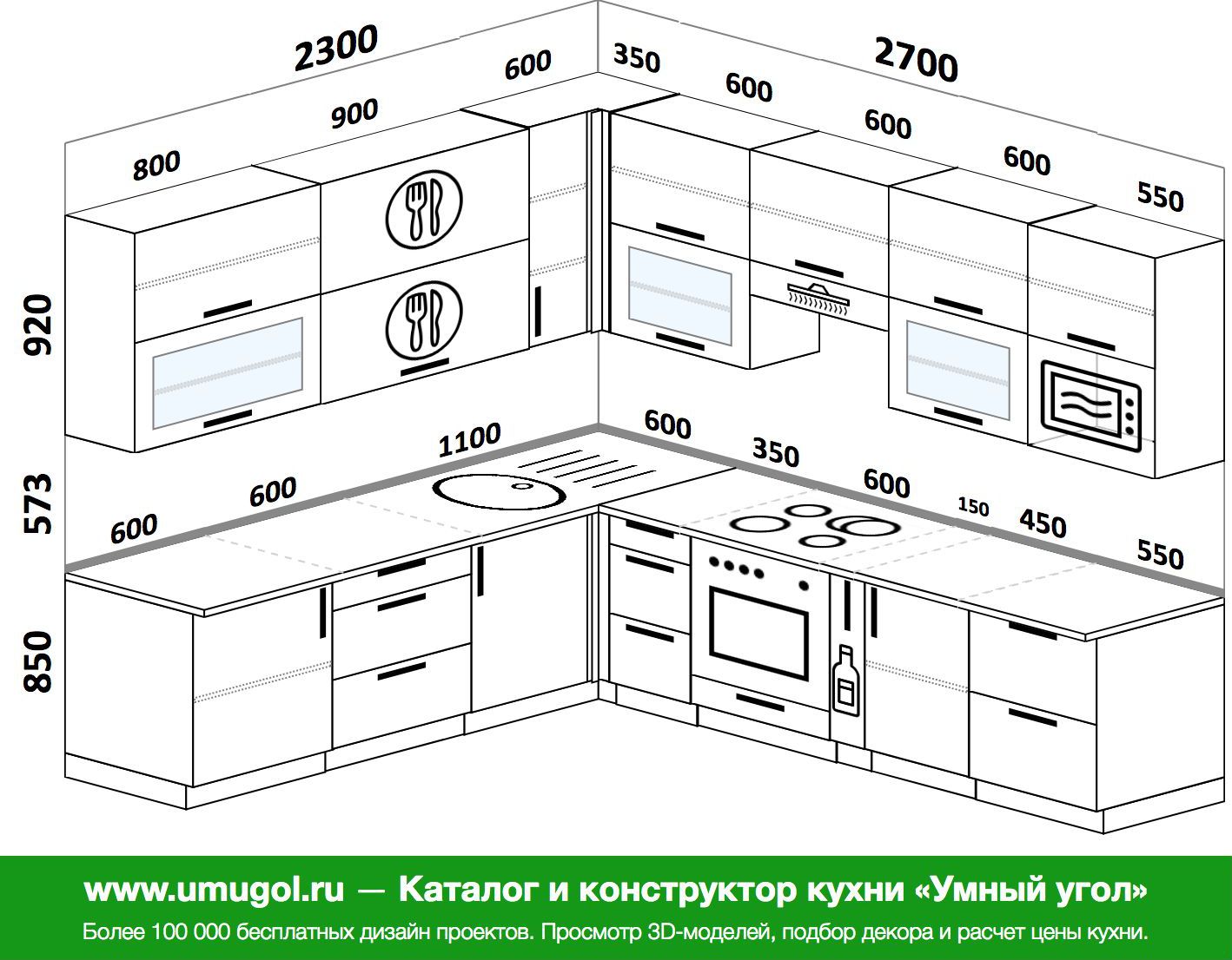 расстояние между ящиками кухни
