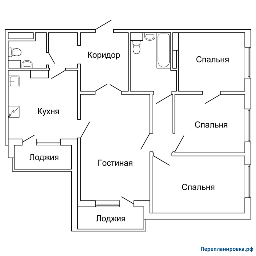 Описание жилой квартиры. Планировка 4 комнатная квартира в панельной пятиэтажке. Планировка 4 комнатной квартиры в панельном доме 9 этажей. План четырехкомнатной квартиры.